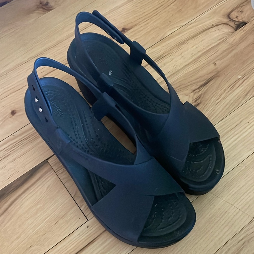Crocs wedge sandals